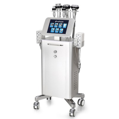 Máquina de cavitación corporal de contorno corporal de pie, 7 en 1, con forma de S, 30K