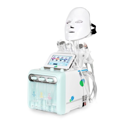 Máquina de belleza 7 en 1 para spa, limpiador facial con agua Hydra, hidrodermoabrasión