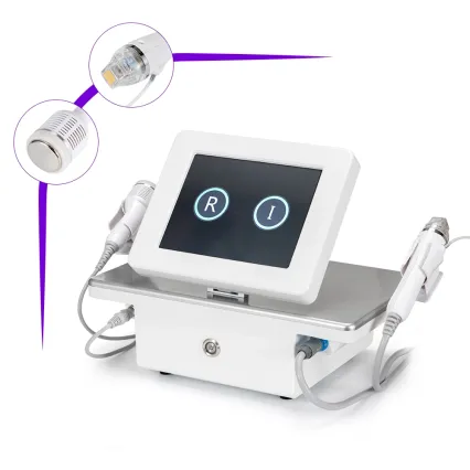 Máquina de radiofrecuencia con microcristales de oro y martillo frío para reafirmar la piel y refinar los poros para spa