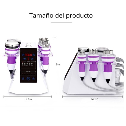 Máquina de cavitación ultrasónica de belleza 5 en 1 de 40k