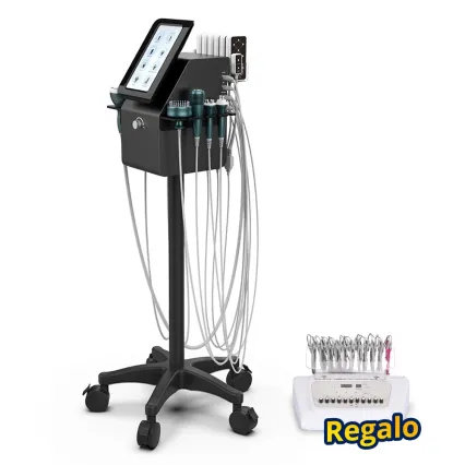 Máquina de cavitación ultrasónica profesional 9 en 1 de 40k para contorno corporal y cuidado facial