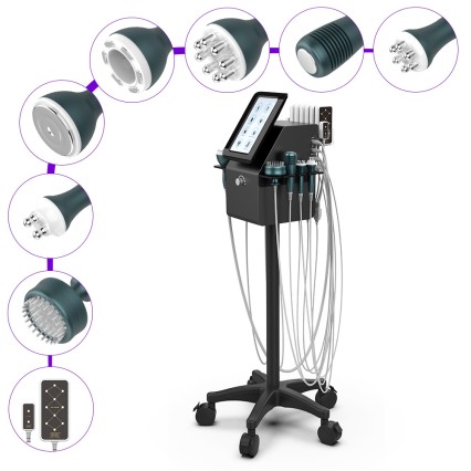 Máquina de cavitación ultrasónica profesional 9 en 1 de 40k para contorno corporal y cuidado facial