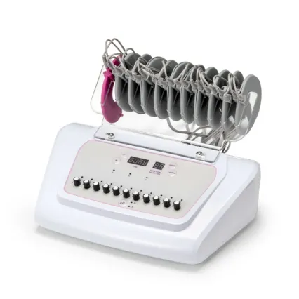 Máquina de microcorriente EMS 2 en 1 para masaje corporal relajante muscular y levantamiento de senos