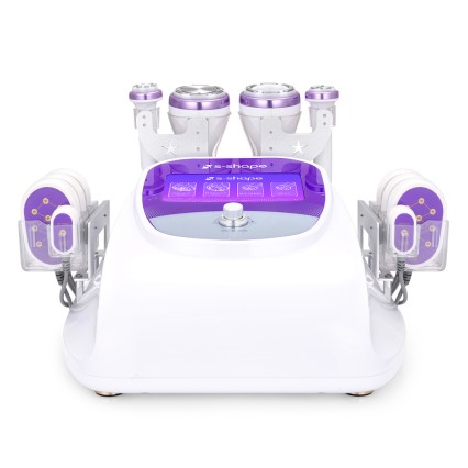 Máquina ultrasónica para el cuidado facial y adelgazamiento corporal con forma de S de 30K
