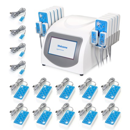 160MW Lipo Láser Cuerpo Adelgazamiento Pérdida de Grasa Máquina de Belleza con 14 almohadillas