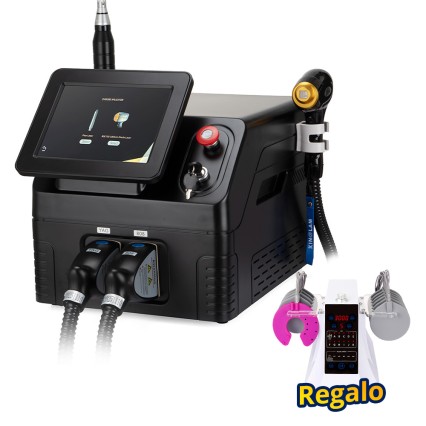 Máquina de láser de diodo 808 de picosegundos 2 en 1 para depilación y eliminación de tatuajes