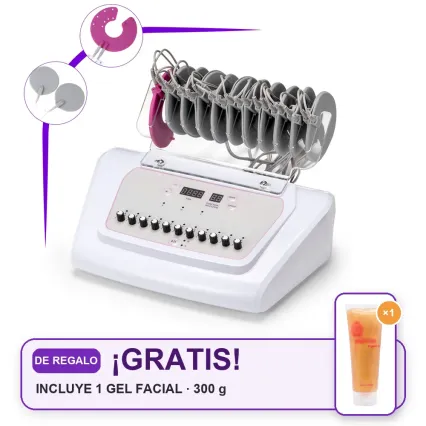 Máquina de microcorriente EMS 2 en 1 para masaje corporal relajante muscular y levantamiento de senos