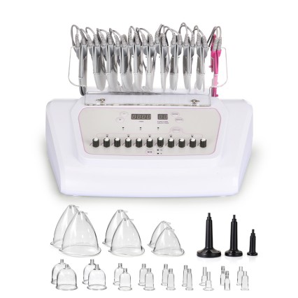 Máquina de microcorriente EMS con ventosas para tonificación muscular y masaje de glúteos