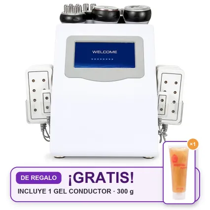 Cavitación 80K 6 en 1 RF Vacío + Lipo Láser — Modelado y Reafirmación Corporal
