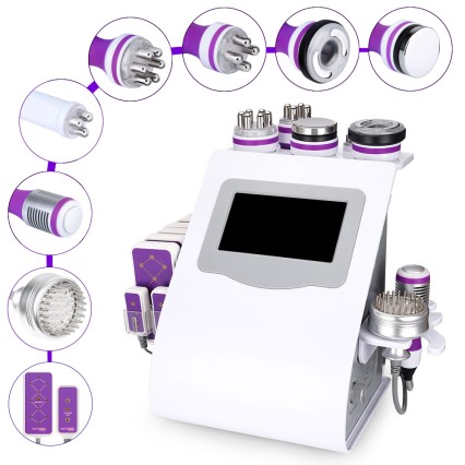 Máquina 9 en 1 de Cavitación 40K RF Vacuum EMS para Moldeo Corporal y Facial